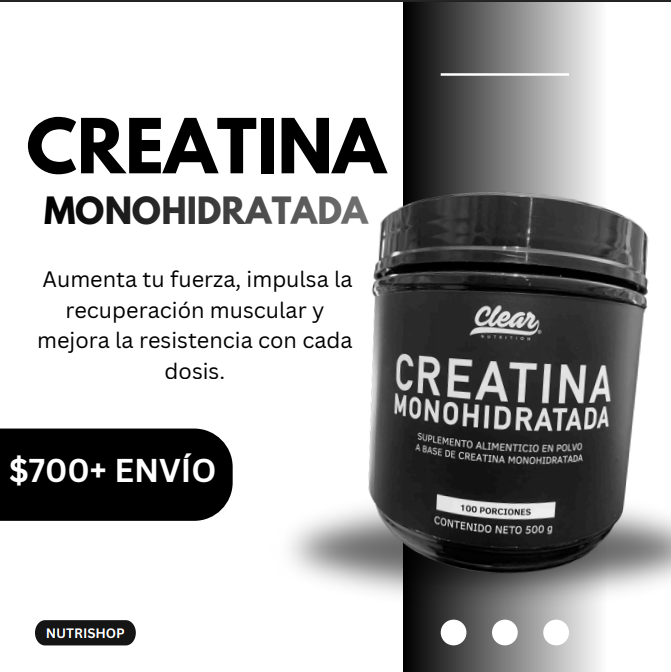 CREATINA MONOHIDRATADA - CLEAR