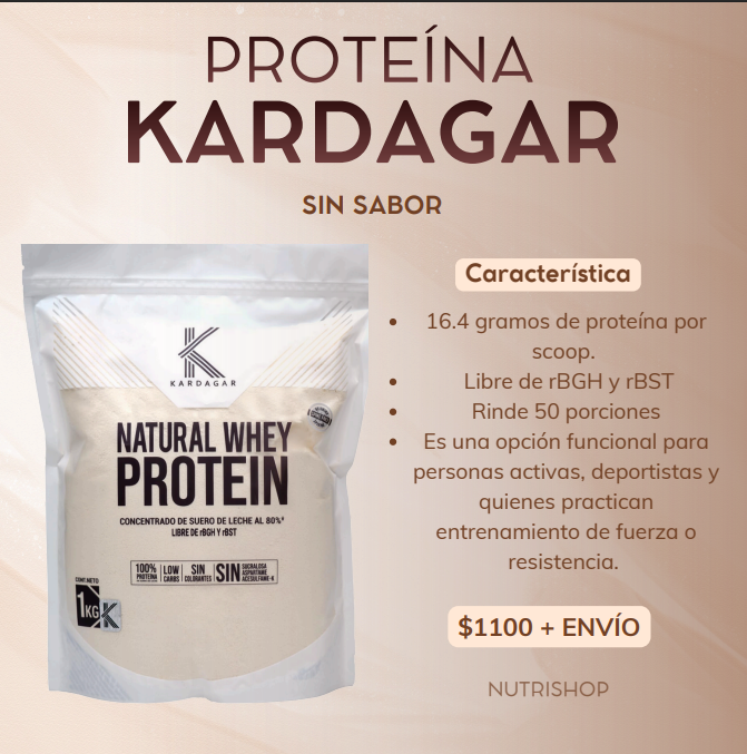 PROTEINA KARDAGAR NATURAL WHEY
