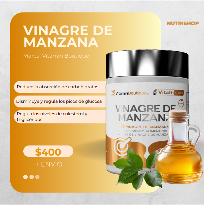VINAGRE DE MANZANA - VITAMIN BOUTIQUE
